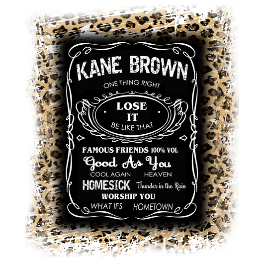 Kane Brown Jack Daniels on Heather Prism Natural Tee